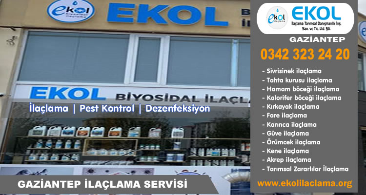 Gaziantep İlaçlama Firması