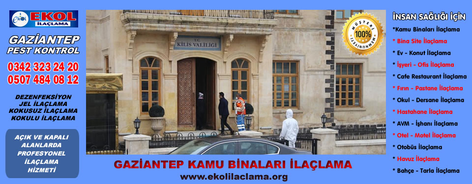 Resmi Kurum İlaçlama